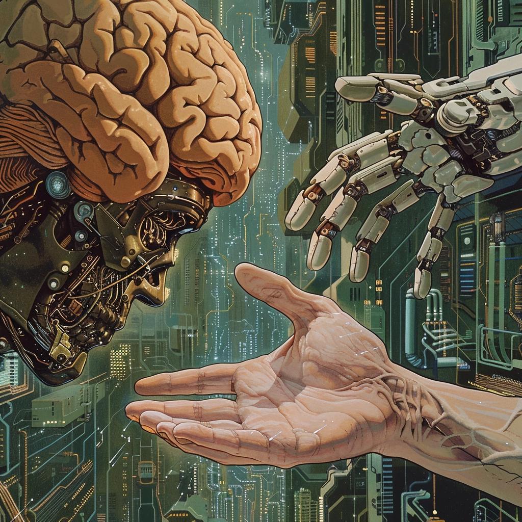 Debate sobre o futuro da inteligência artificial e suas implicações.