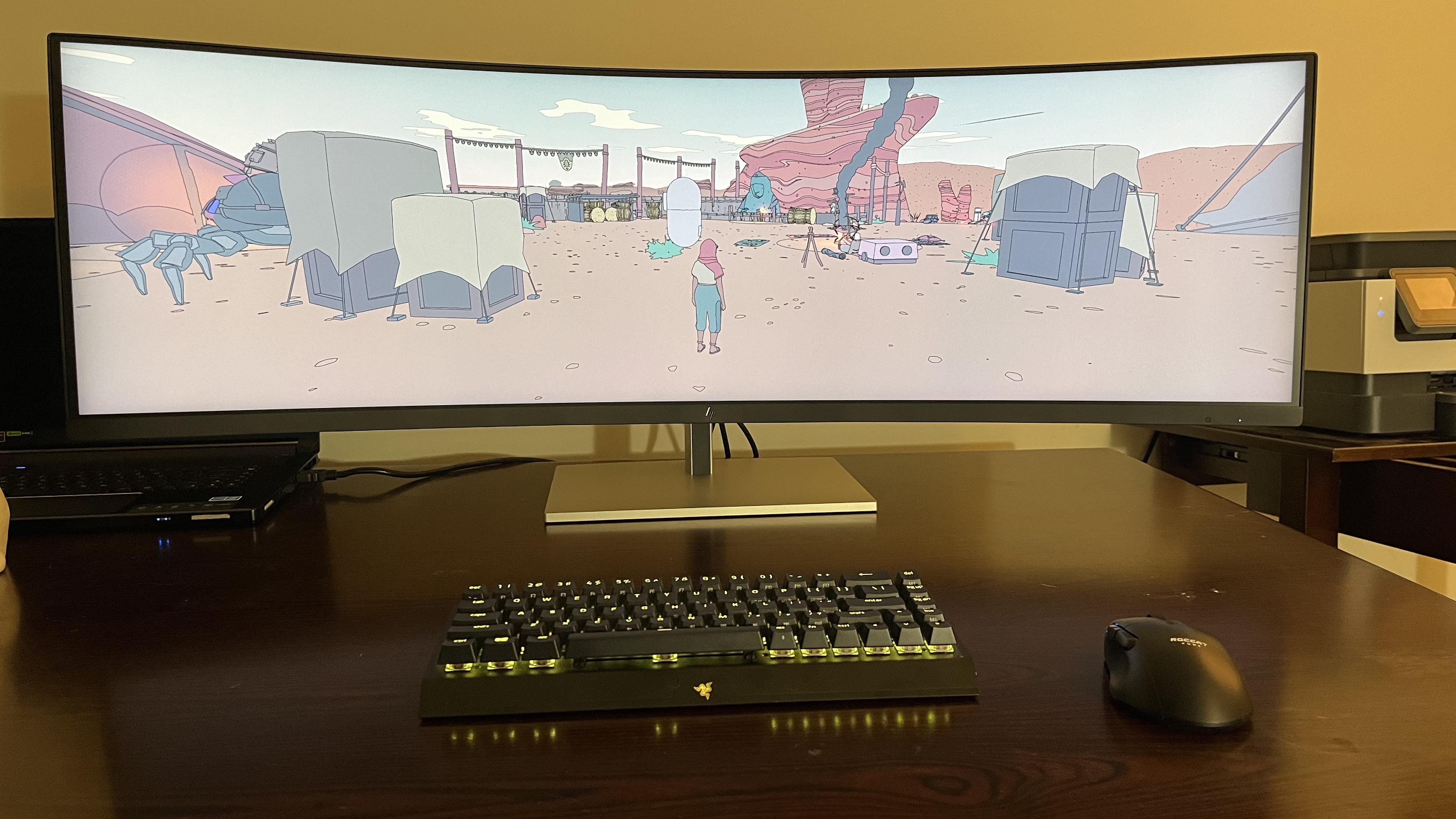 Descubra os Segredos de um Monitor Imersivo de 45 Polegadas. 1 Descubra os Segredos de um Monitor Imersivo de 45 Polegadas.