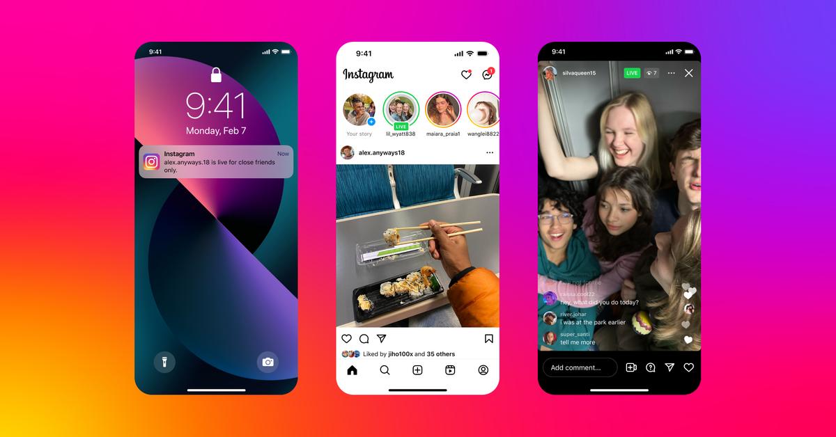 Aproveite os Novos Segredos do Instagram Live para Amigos Próximos. 1 Aproveite os Novos Segredos do Instagram Live para Amigos Próximos.