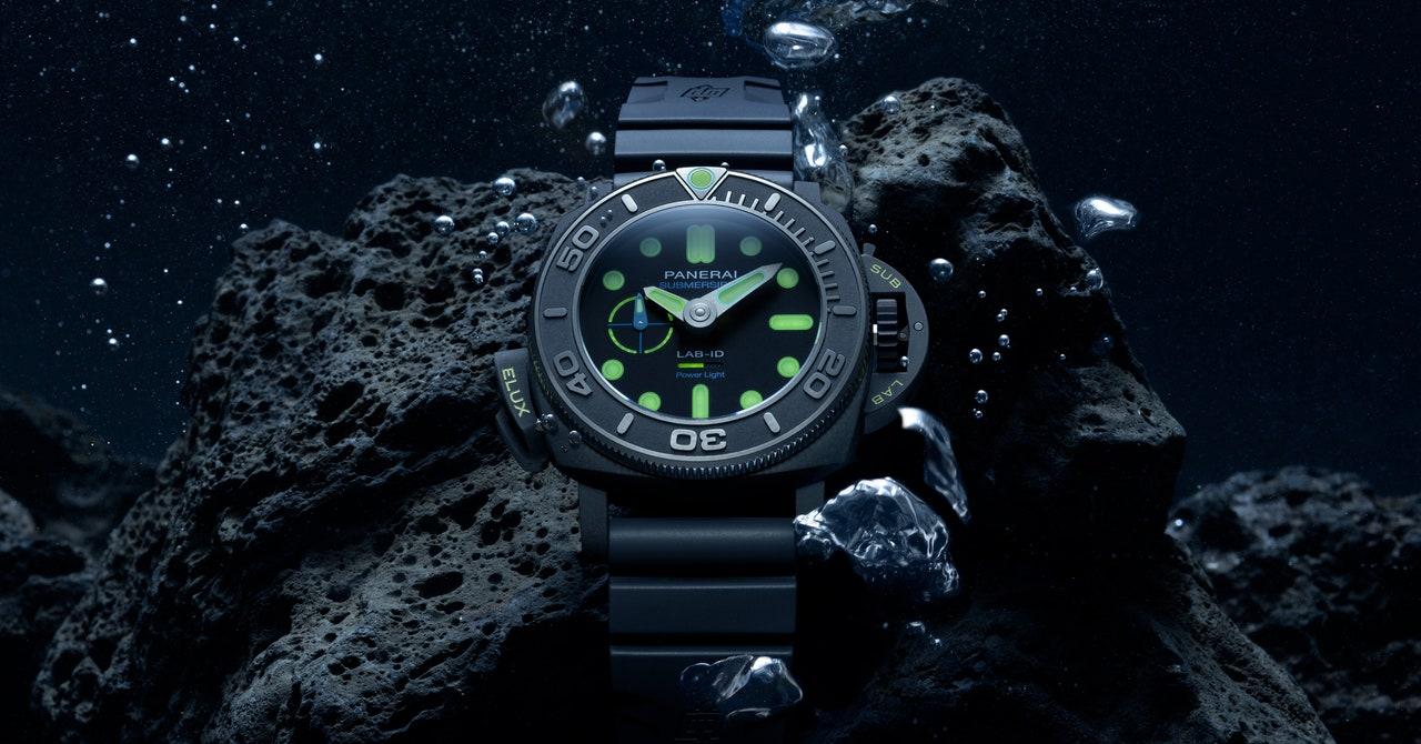 Como este Relógio Elux Lab-ID da Panerai Gera sua Própria Luz de Mergulho. 1 Como este Relógio Elux Lab-ID da Panerai Gera sua Própria Luz de Mergulho.