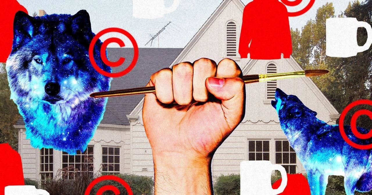 Um artista de lobos galácticos vence processo e compra casa. 1 Um artista de lobos galácticos vence processo e compra casa.