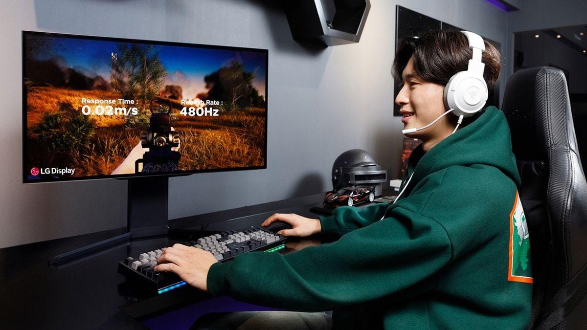 Alto desempenho e imersão total: O monitor OLED LG de 27 polegadas e 480Hz chega em breve. Quanto custará? 1 Alto desempenho e imersão total: O monitor OLED LG de 27 polegadas e 480Hz chega em breve. Quanto custará?