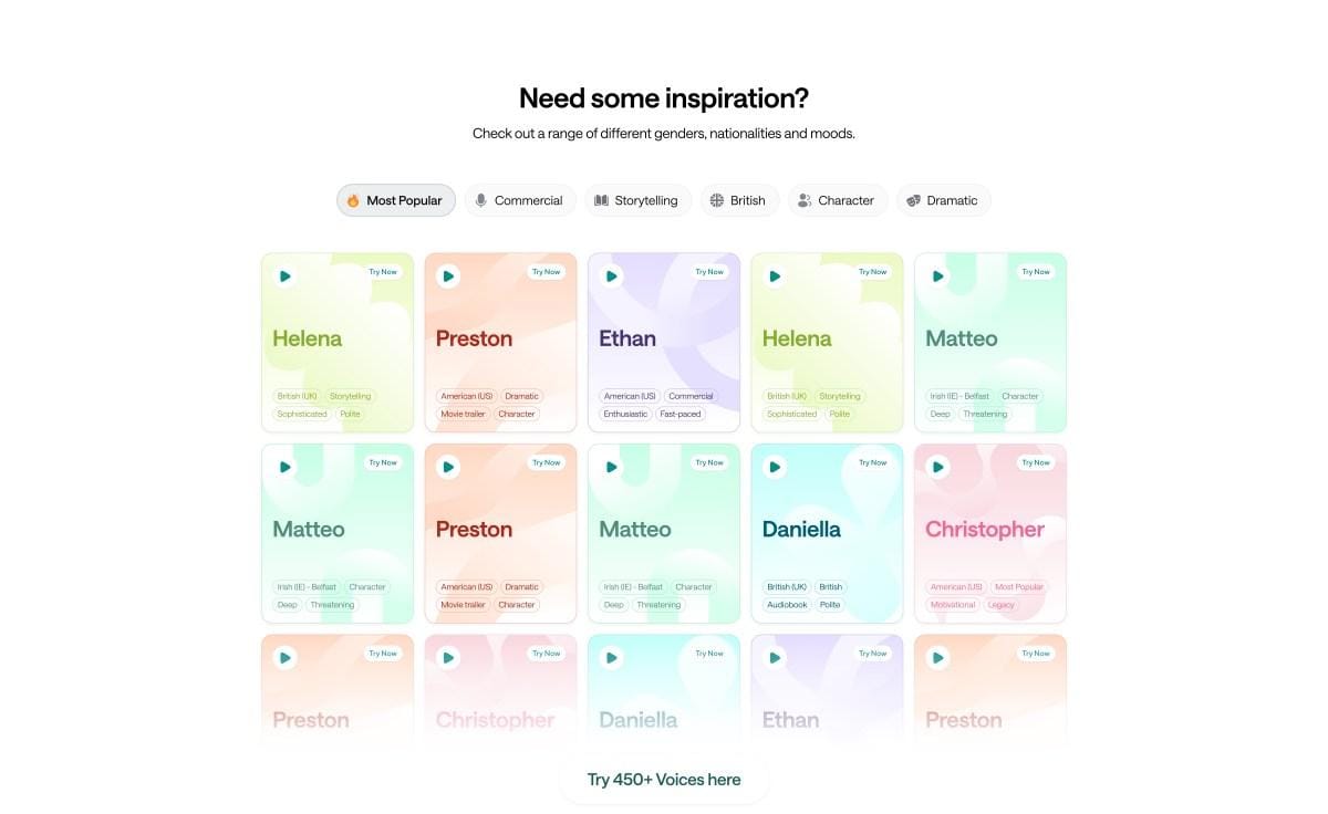 Podcastle revoluciona com 450 vozes de IA para podcasts.